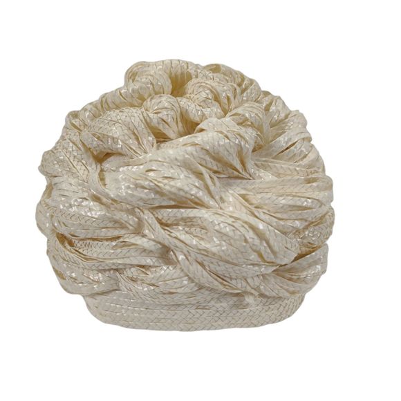 Vintage Miss Gewnn Jr Ivory Braided Raffia Straw Pillbox 50s 60s Union Made - Picture 4 of 11